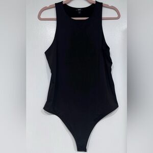 Express Black Sleeveless Bodysuit L